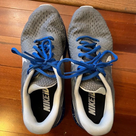 Women’s Custom Blue Gray Nike Airmax - Picture 2 of 7